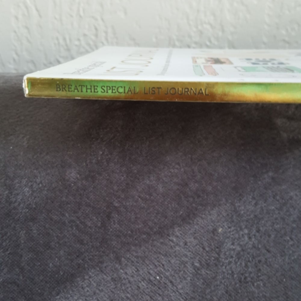 Just Breathe Decorative Prompted List Journal - Picture 2 of 9